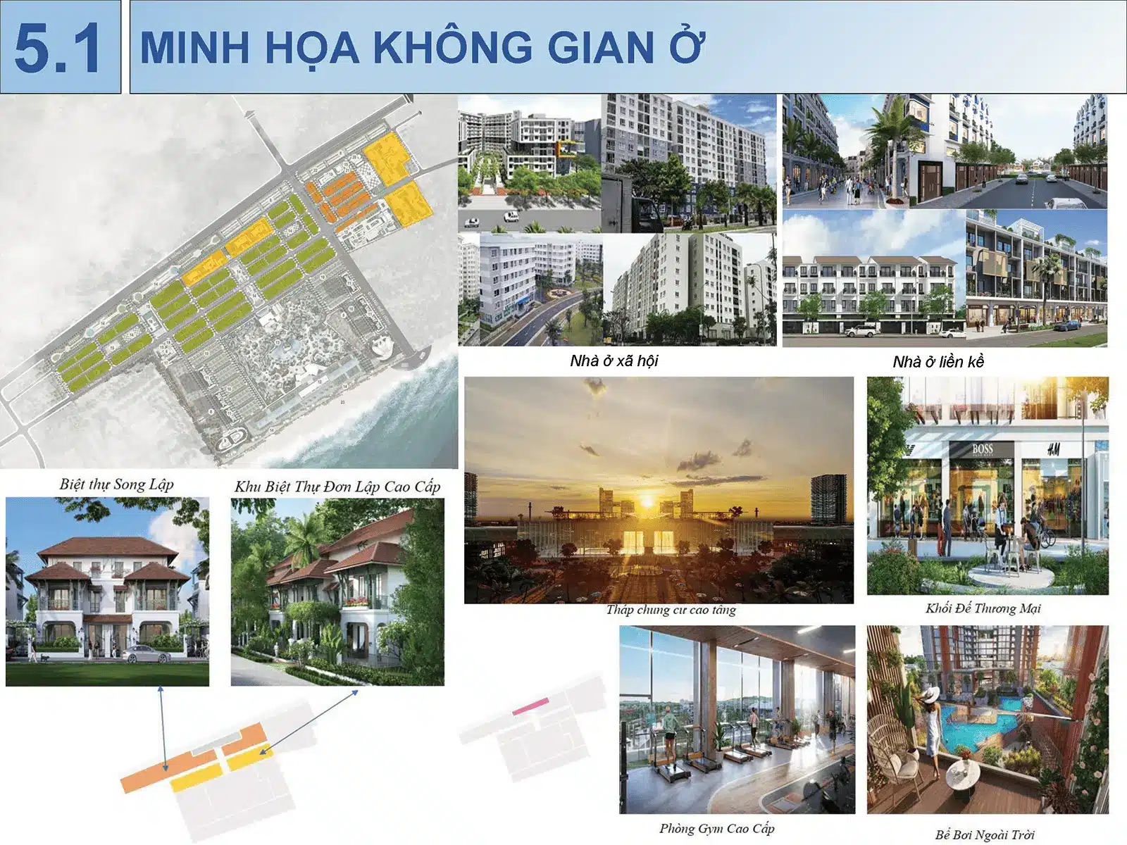 Minh họa không gian sống đẳng cấp tại dự án Sun Group Vũng Tàu với đa dạng loại hình bất động sản cao cấp.
