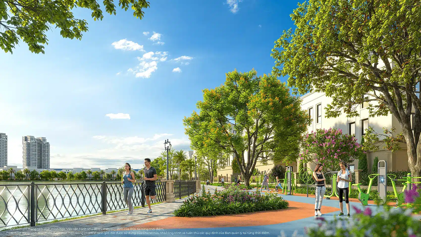 Tiện ích xanh và các khu vui chơi tại Vinhomes Green City mang đến không gian sống lý tưởng và hiện đại.